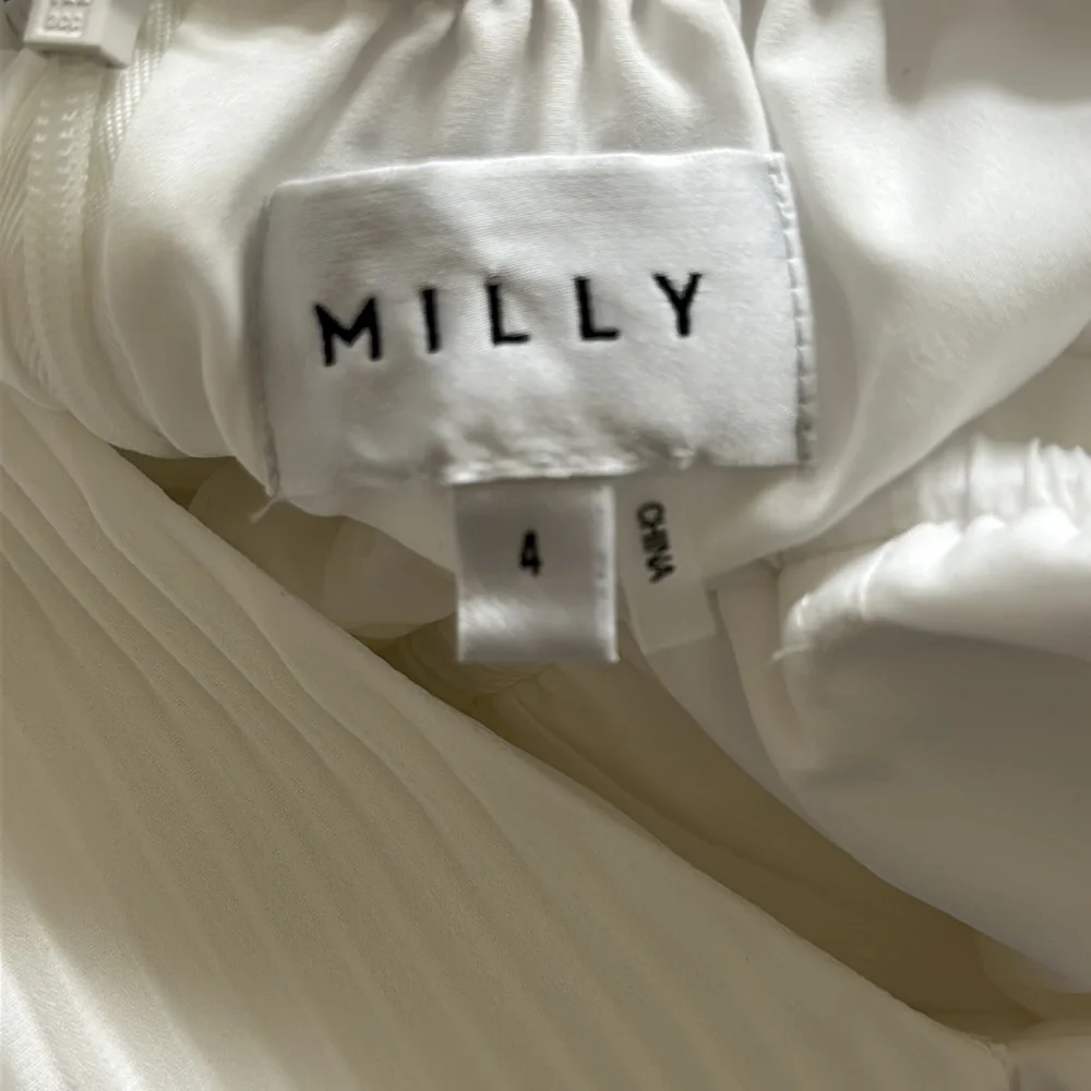 MILLY White Halter Top Dress